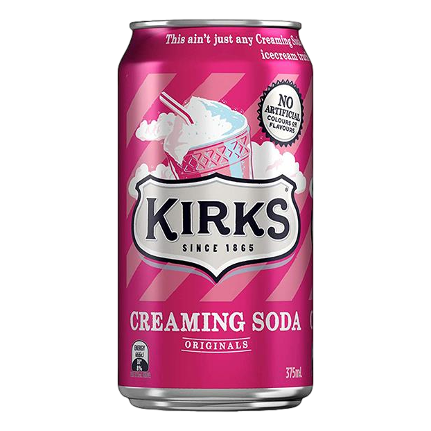 Kirks Creaming Soda 375ml Can Single