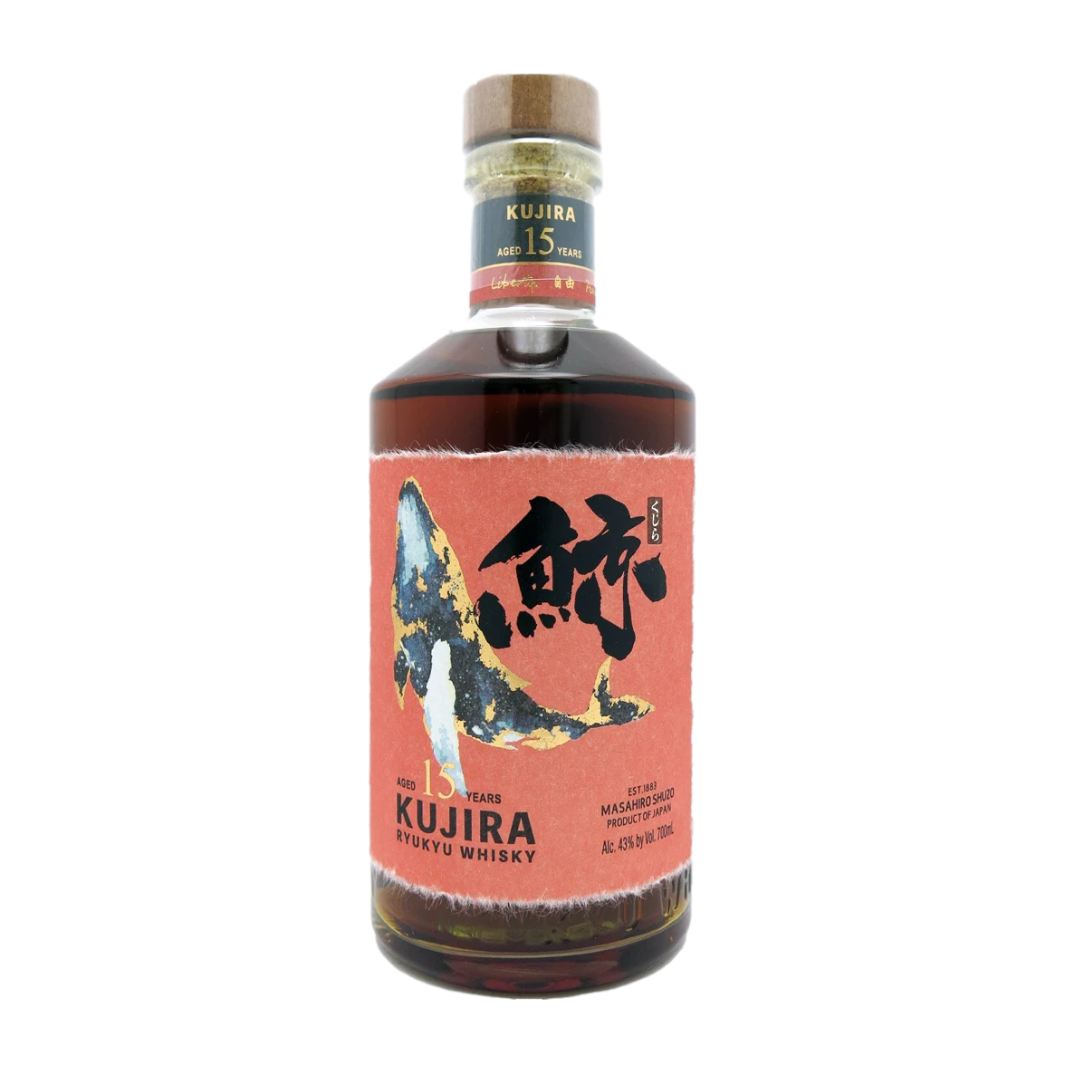 Masahiro Kujira Ryukyu White Oak Cask Japanese Whisky 15YO 700ml