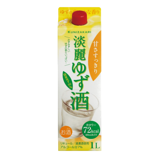 Kunizakari Tanrei Yuzushu Sake 1L