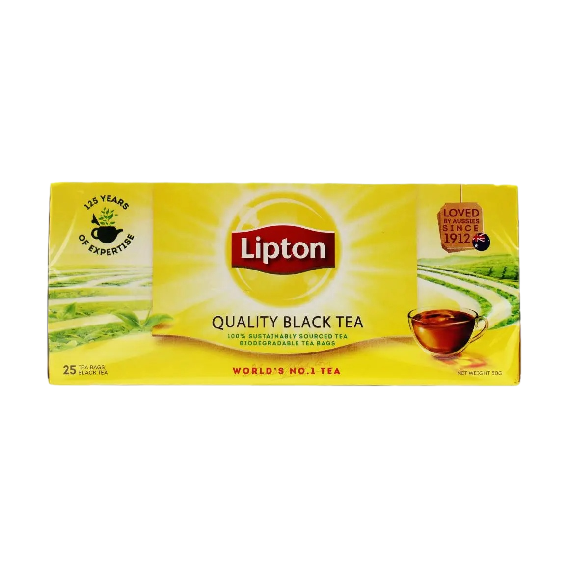 Lipton Quality Black Tea 50g 25 Pack