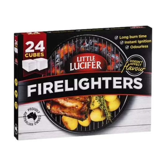 Little Lucifer Firelighters Cubes 24 Pack