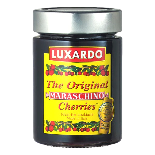 Luxardo Maraschino Cocktail Cherries in Syrup 400g Jar - 3 Pack