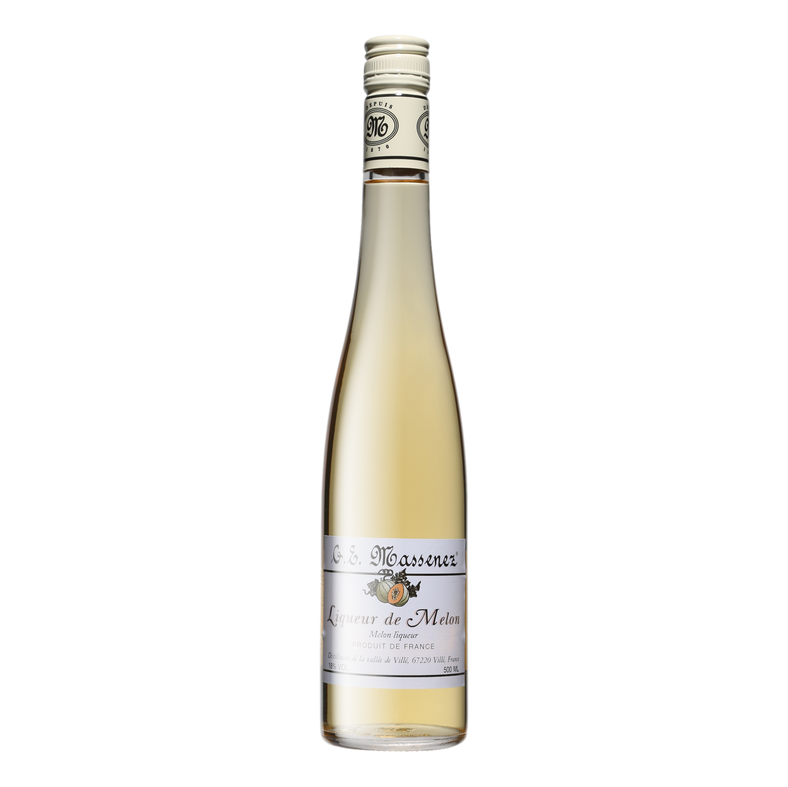Massenez Liqueur de Melon Rockmelon Liqueur 500ml