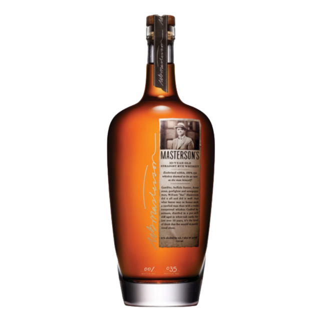 Masterson's Straight Rye Whiskey 10YO 750ml