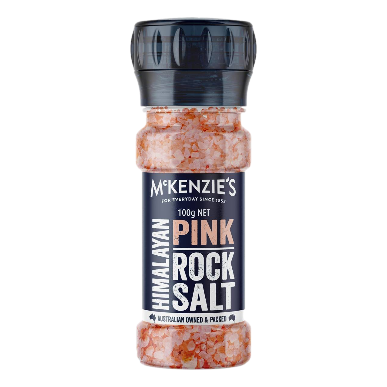 McKenzie's Himalayan Pink Rock Salt Grinder 100g