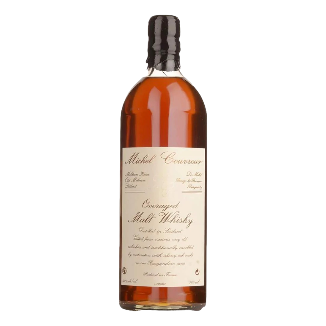 Michel Couvreur Peated Overaged Whisky 700ml