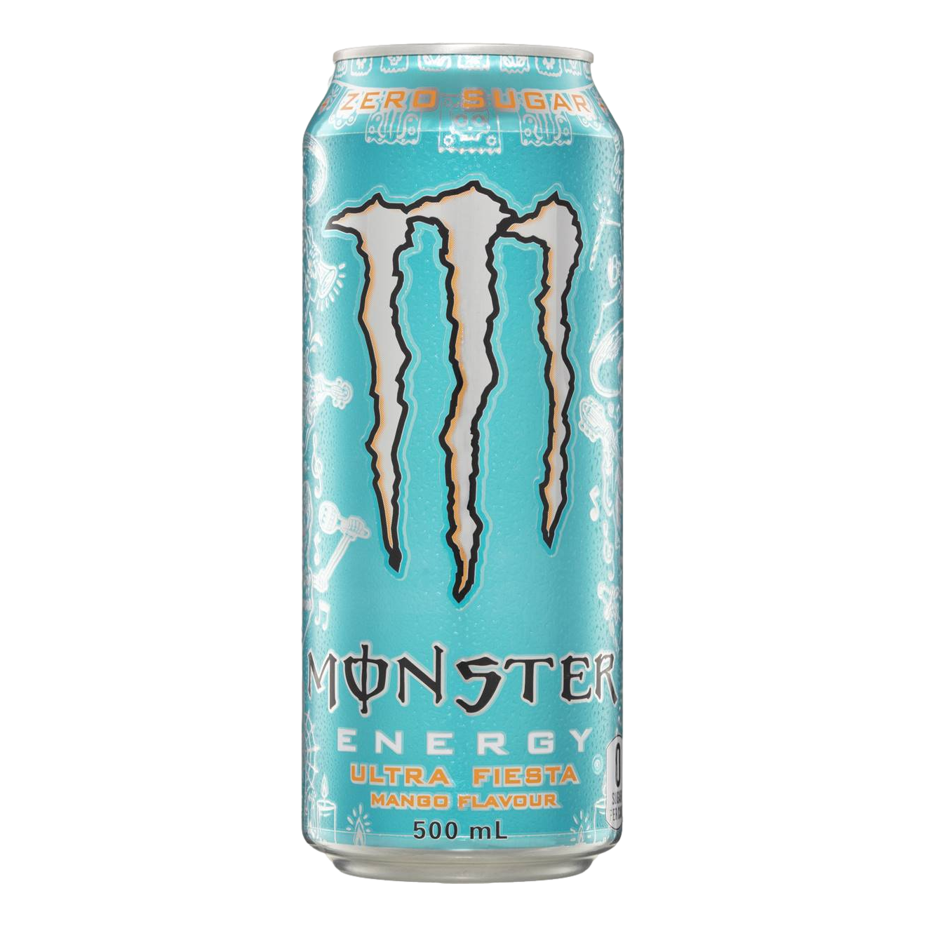 Monster Energy Drink Ultra Fiesta Mango Sugar Free 500ml Can Single