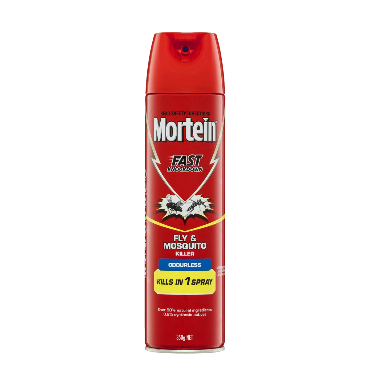 Mortein Fast Knockdown Fly & Mosquito Odourless 350g
