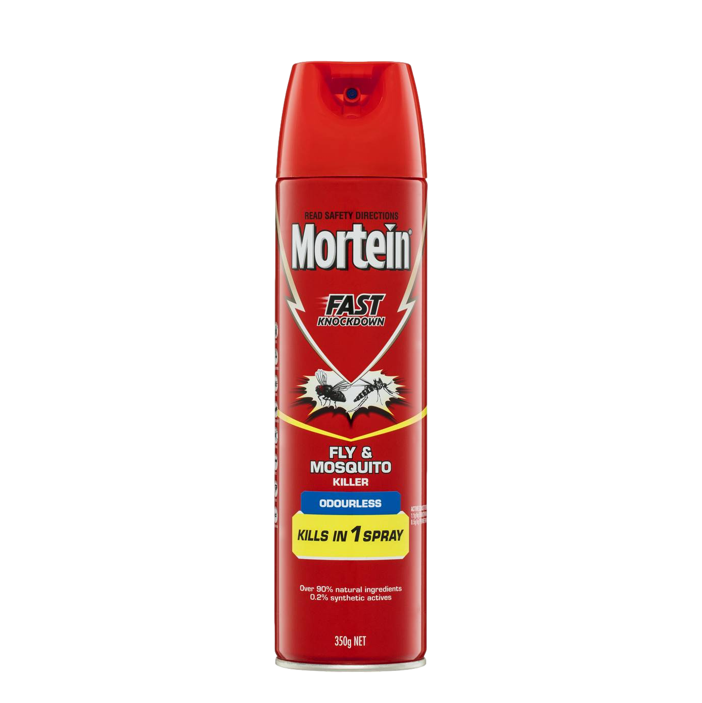 Mortein Fast Knockdown Fly & Mosquito Odourless 350g
