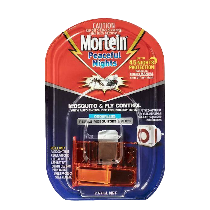 Mortein Peaceful Nights Mosquito & Fly Odourless Refill