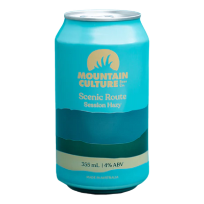 Mountain Culture Scenic Route Session Hazy Pale Ale 355ml Can 4 Pack