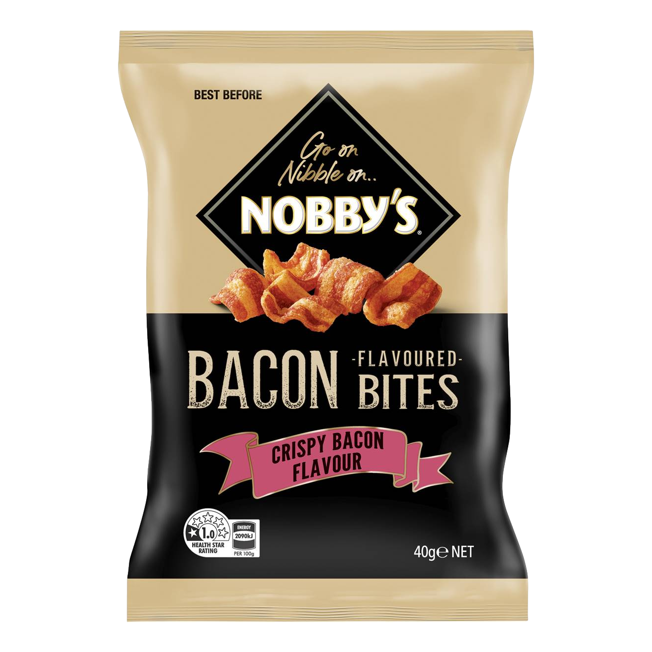 Nobby's Crispy Bacon Flavoured Bites 40g