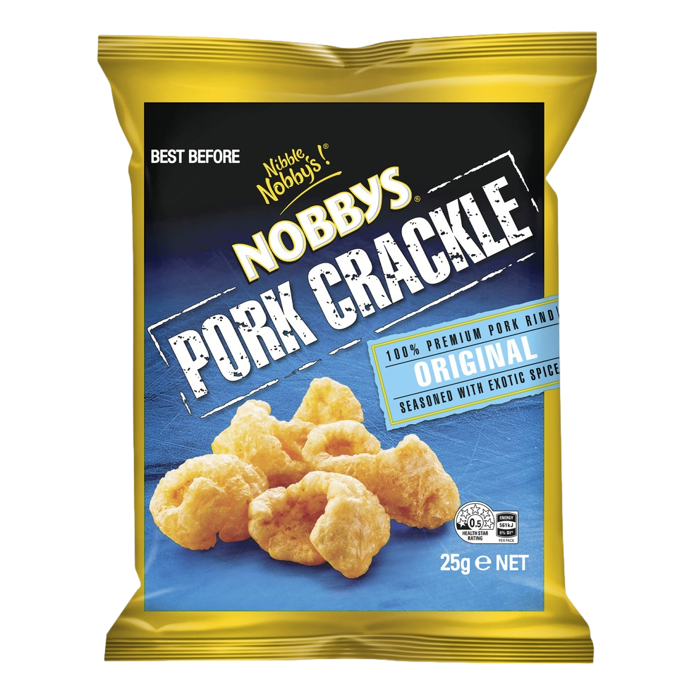 Nobby's Original Pork Crackle 25g