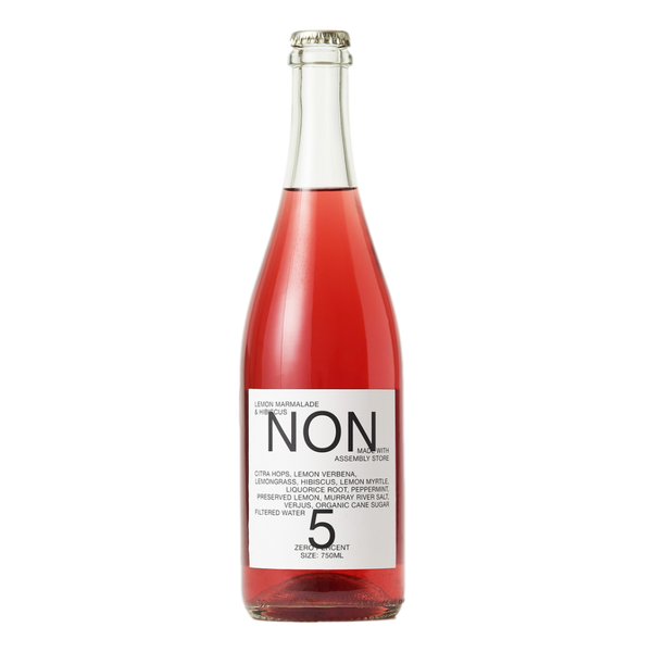 NON 5 Lemon Marmalade & Hibiscus Non-Alcoholic Wine - Camperdown Cellars