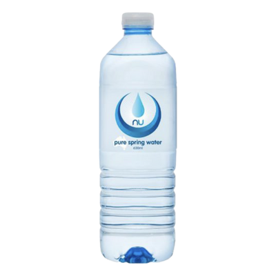 Nu Pure Spring Water 600ml Bottle Case of 24
