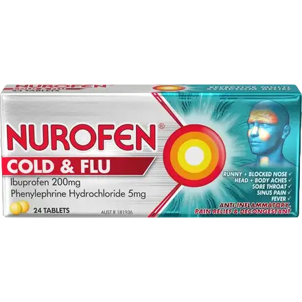 Nurofen Cold & Flu Tablets 24 Pack