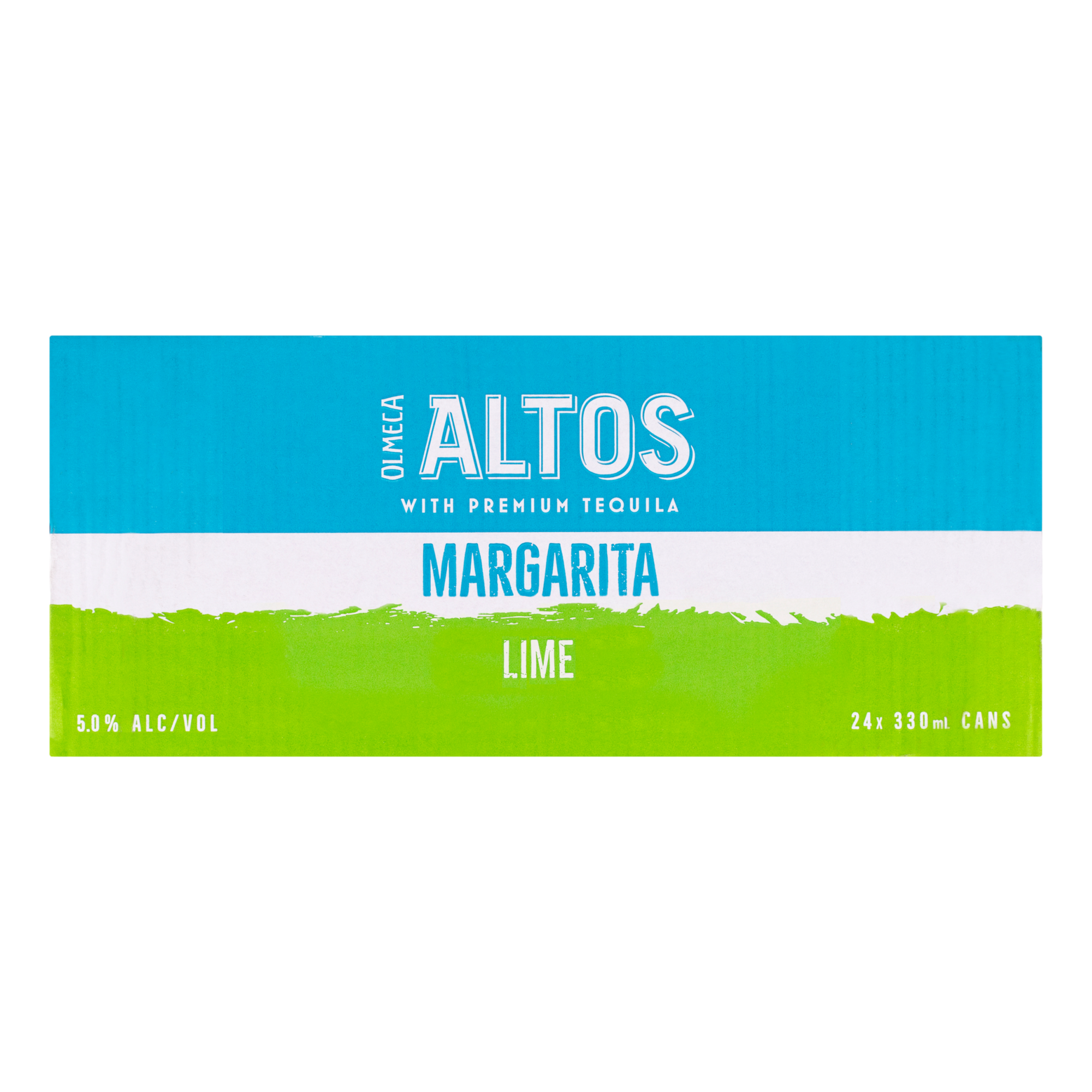 Olmeca Altos Lime Margarita 330ml Can Case of 24