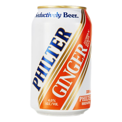Philter Alcoholic Ginger Beer 330ml Can 4 Pack