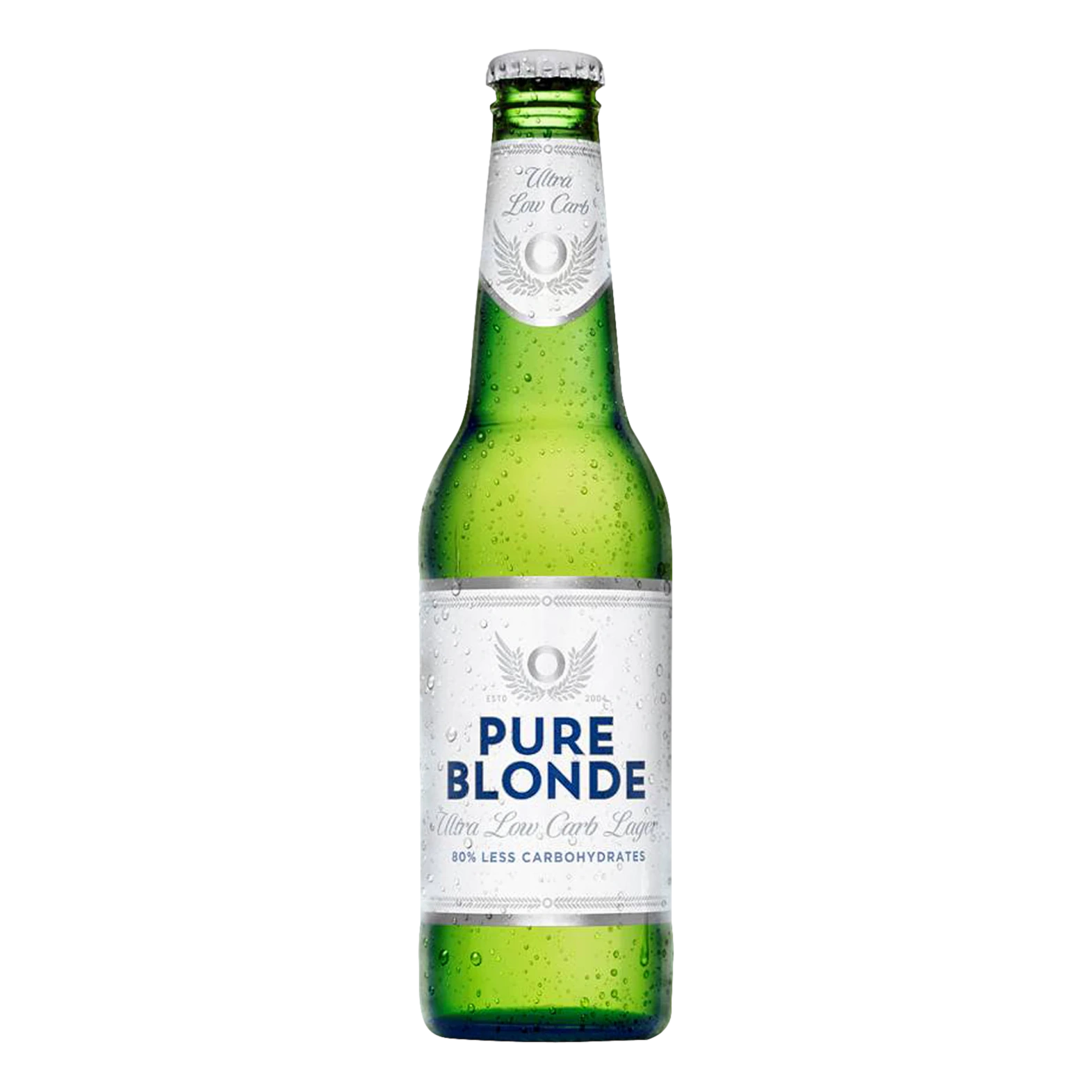 Pure Blonde Ultra Low Carb 80% Lager 355ml Bottle Single