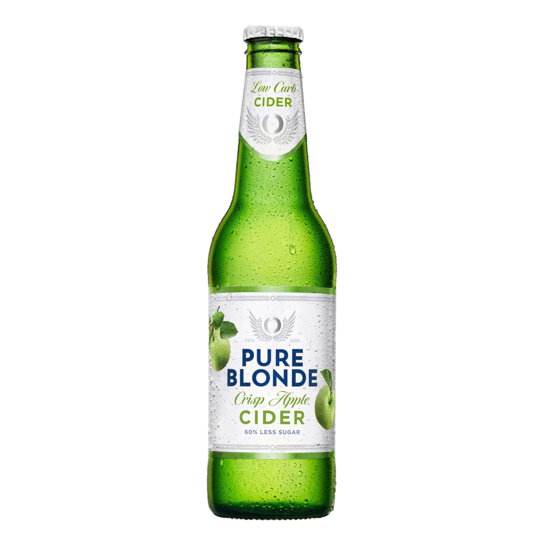 Pure Blonde Crisp Apple Cider 355ml Bottle Case of 24