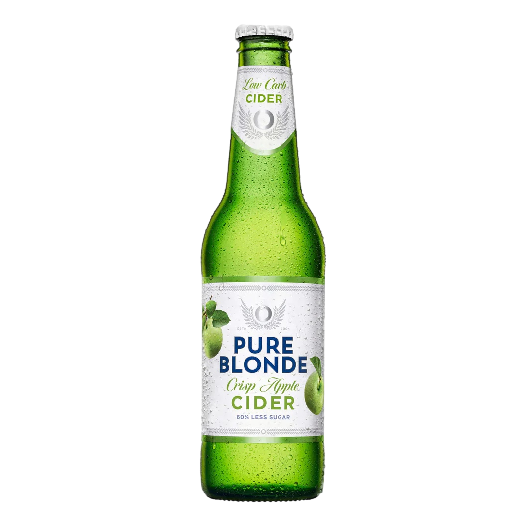 Regular Cider Pure Blonde Crisp Apple Cider 330ml Bottle Case of 24 - Camperdown Cellars