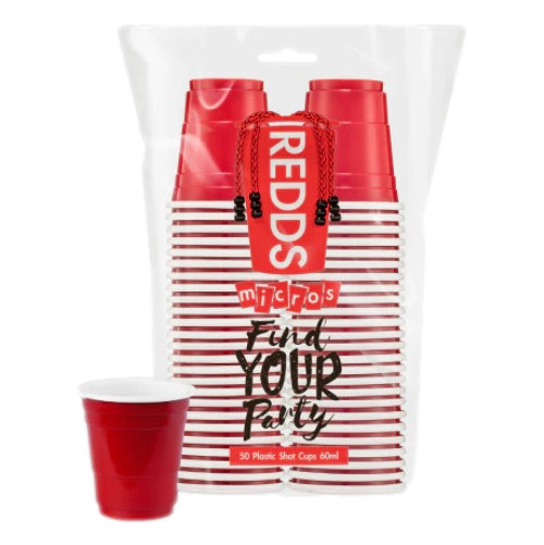 REDDS Red Cup Micro 60ml 50 Pack