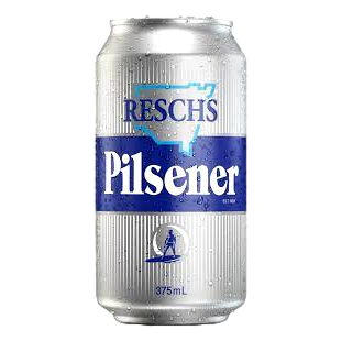 Reschs Pilsener 375ml Can 6 Pack