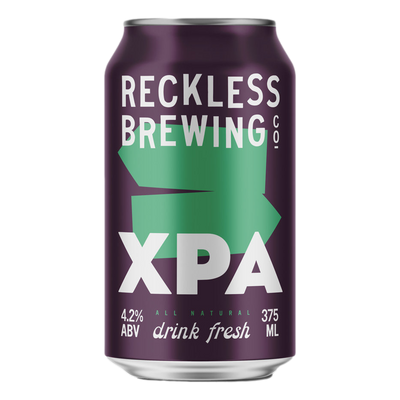Reckless Brewing XPA 375ml Can 4 Pack