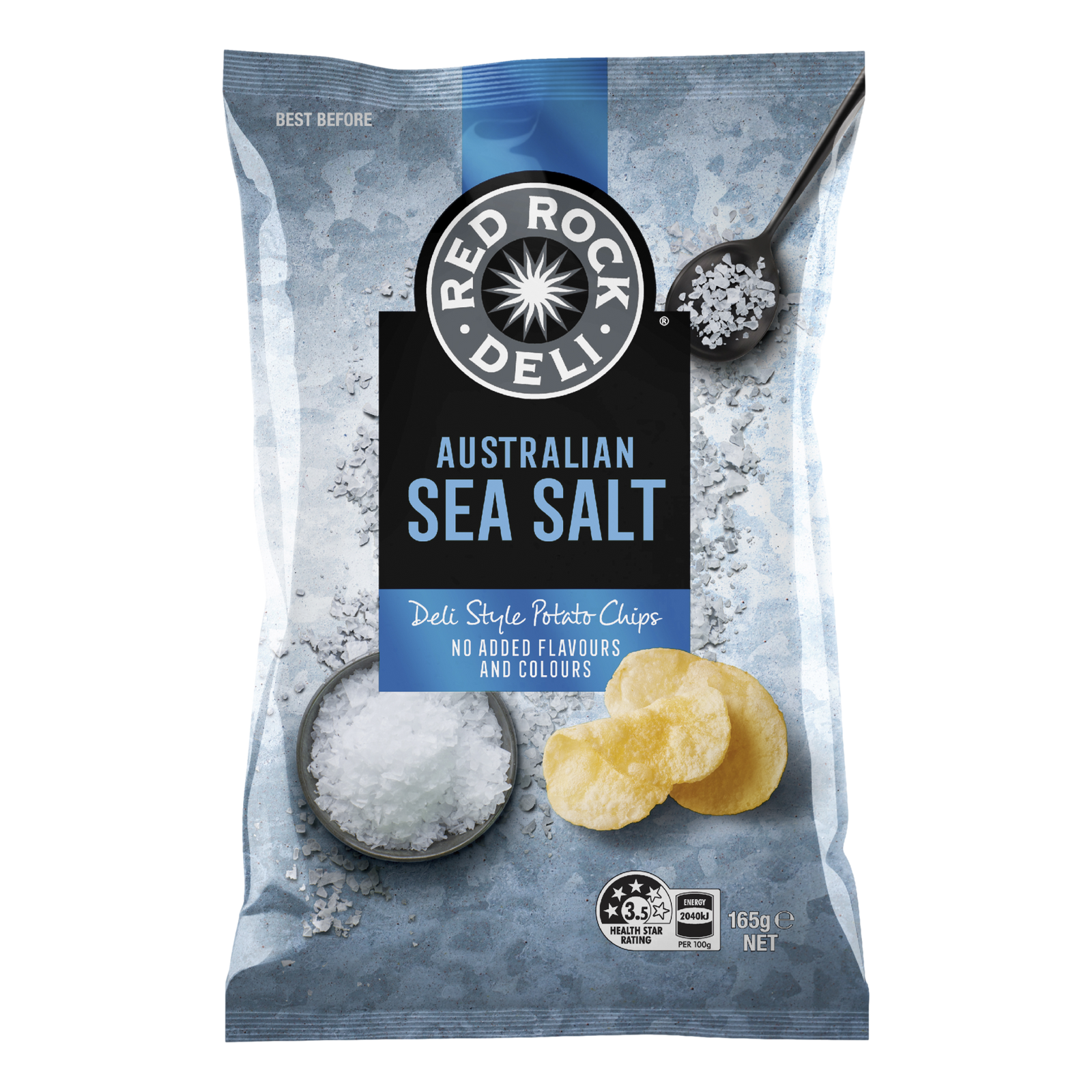 Red Rock Deli Sea Salt Potato Chips 165g