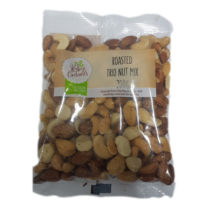 Ruby Orchards Roasted Trio Nut Mix 200g
