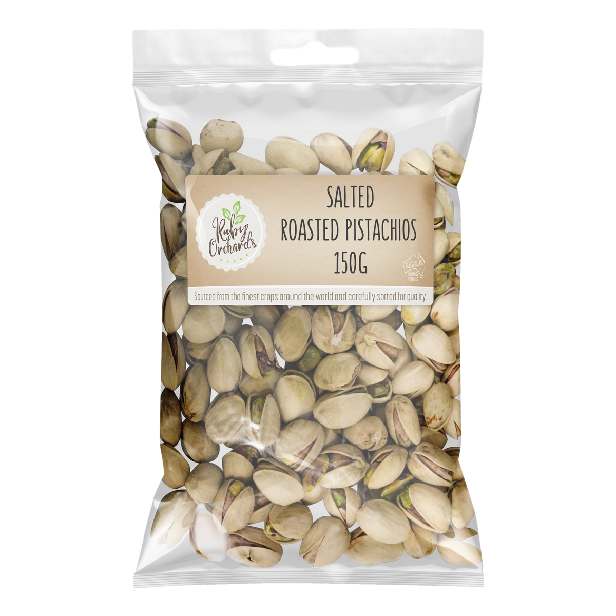 Ruby Orchards Salted Roasted Pistachios 150g