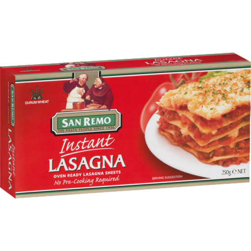San Remo Lasagna Sheets 250g