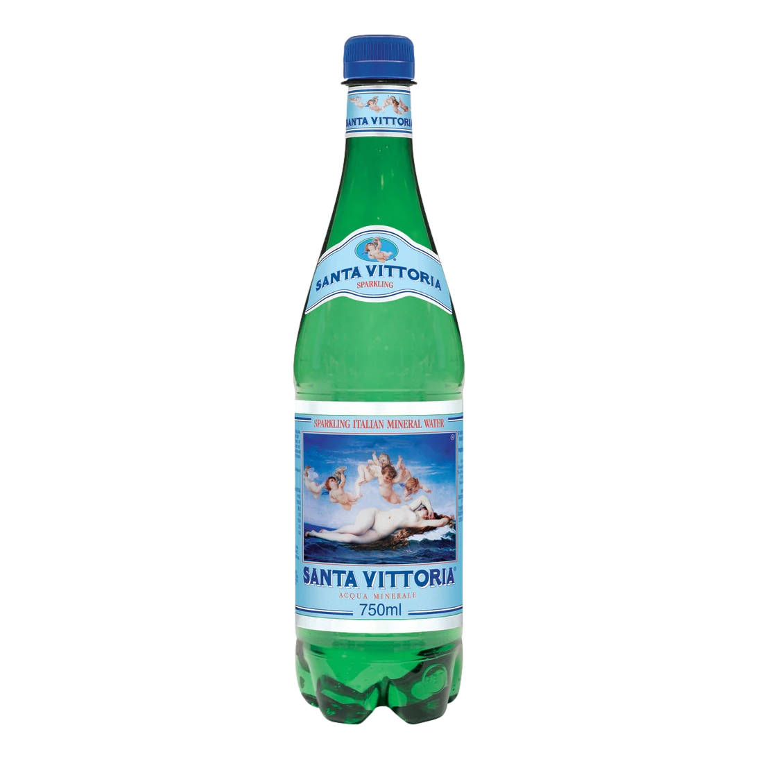 Santa Vittoria Sparkling Mineral Water 750ml Bottle 6 Pack
