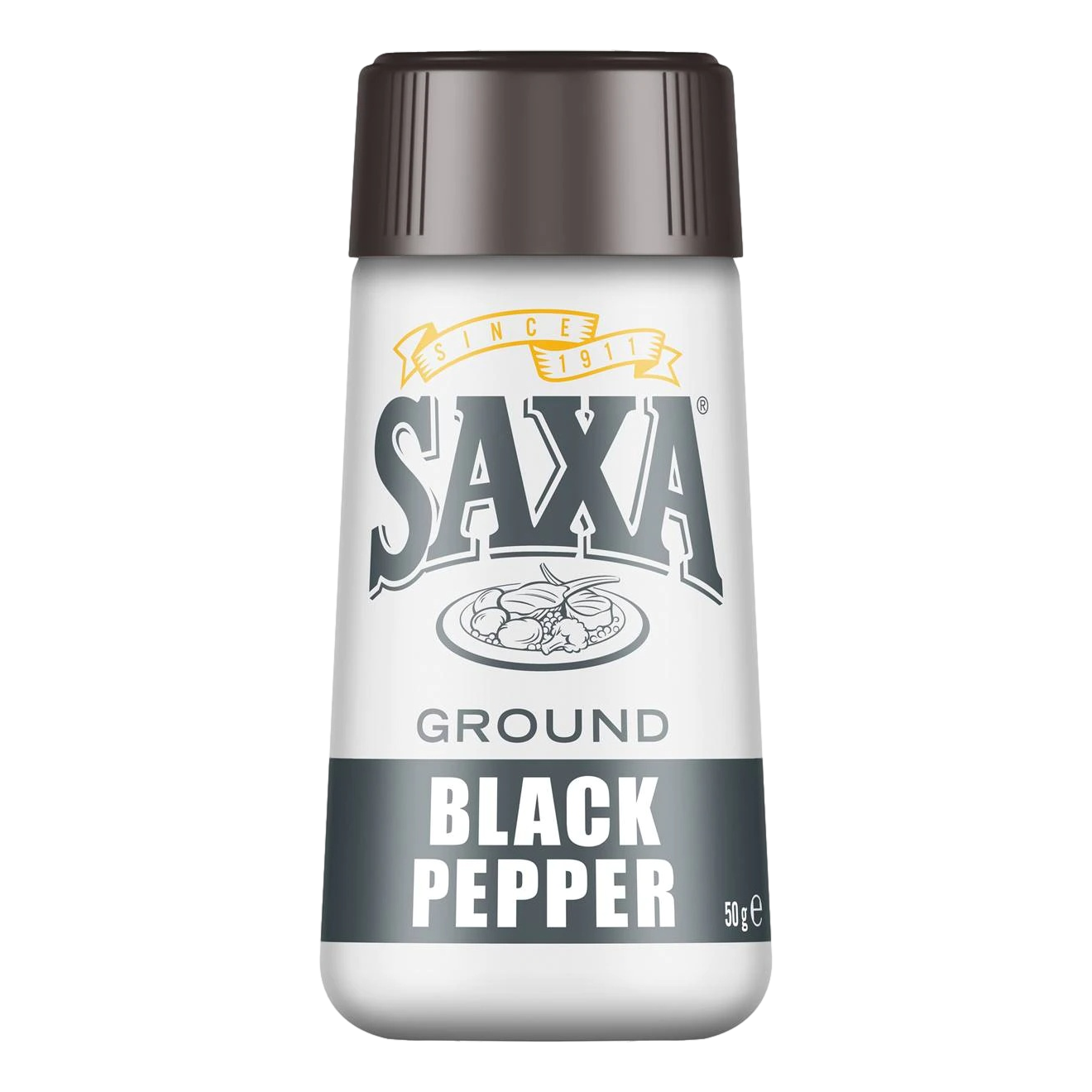 Saxa Black Pepper Ground 50g