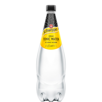 Schweppes Indian Tonic Water 1.1L Bottle Case of 12