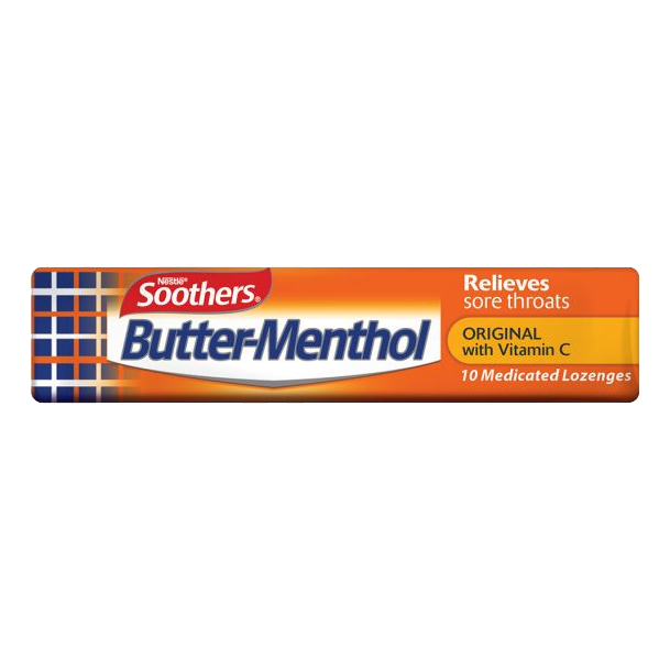 Soothers Butter-Menthol Original 10 Pack