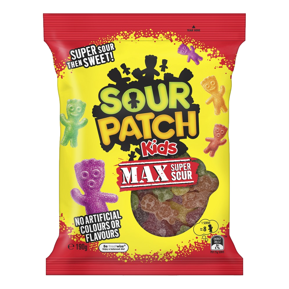 Sour Patch Kids Max Super Sour 190g