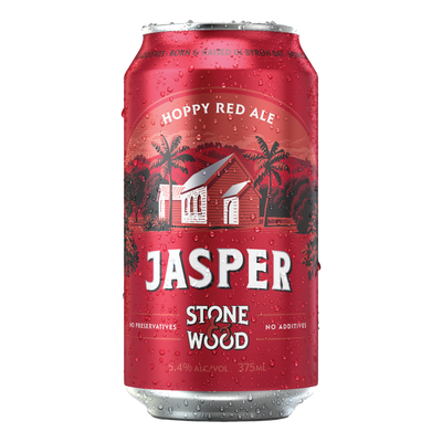 Stone & Wood Jasper Ale Hoppy Red Ale 375ml Can Case of 16