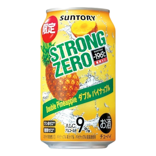 Suntory Strong Zero Double Pineapple 9% 350ml Can Single