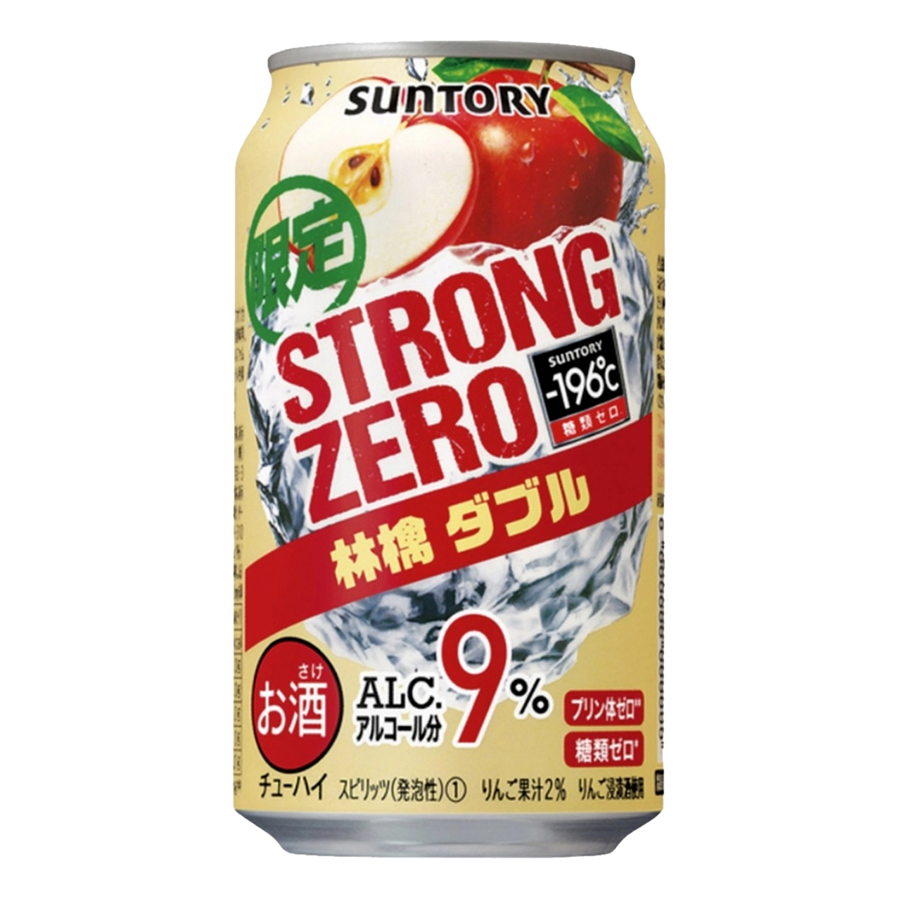 Suntory Strong Zero Red Apple 9% 350ml Can Single