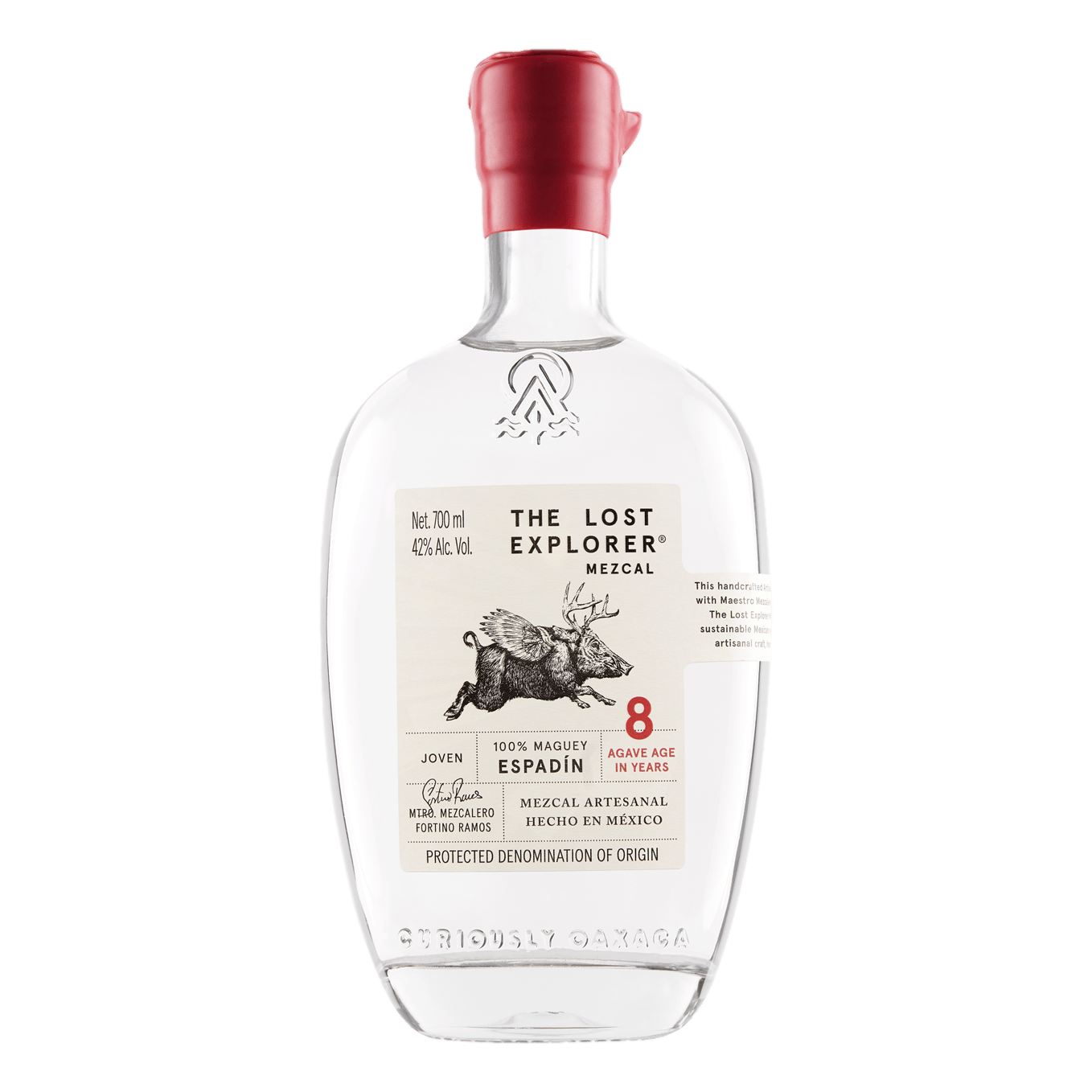 The Lost Explorer Mezcal Espadin Agave Mezcal Tequila 8YO 700ml