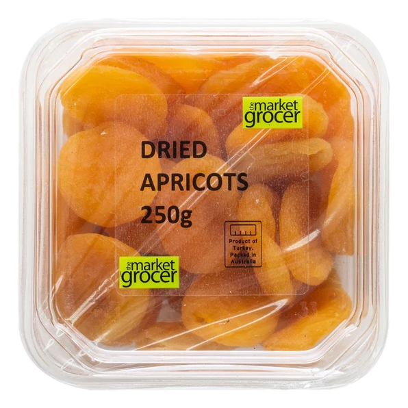 The Market Grocer Dried Apricots 250g