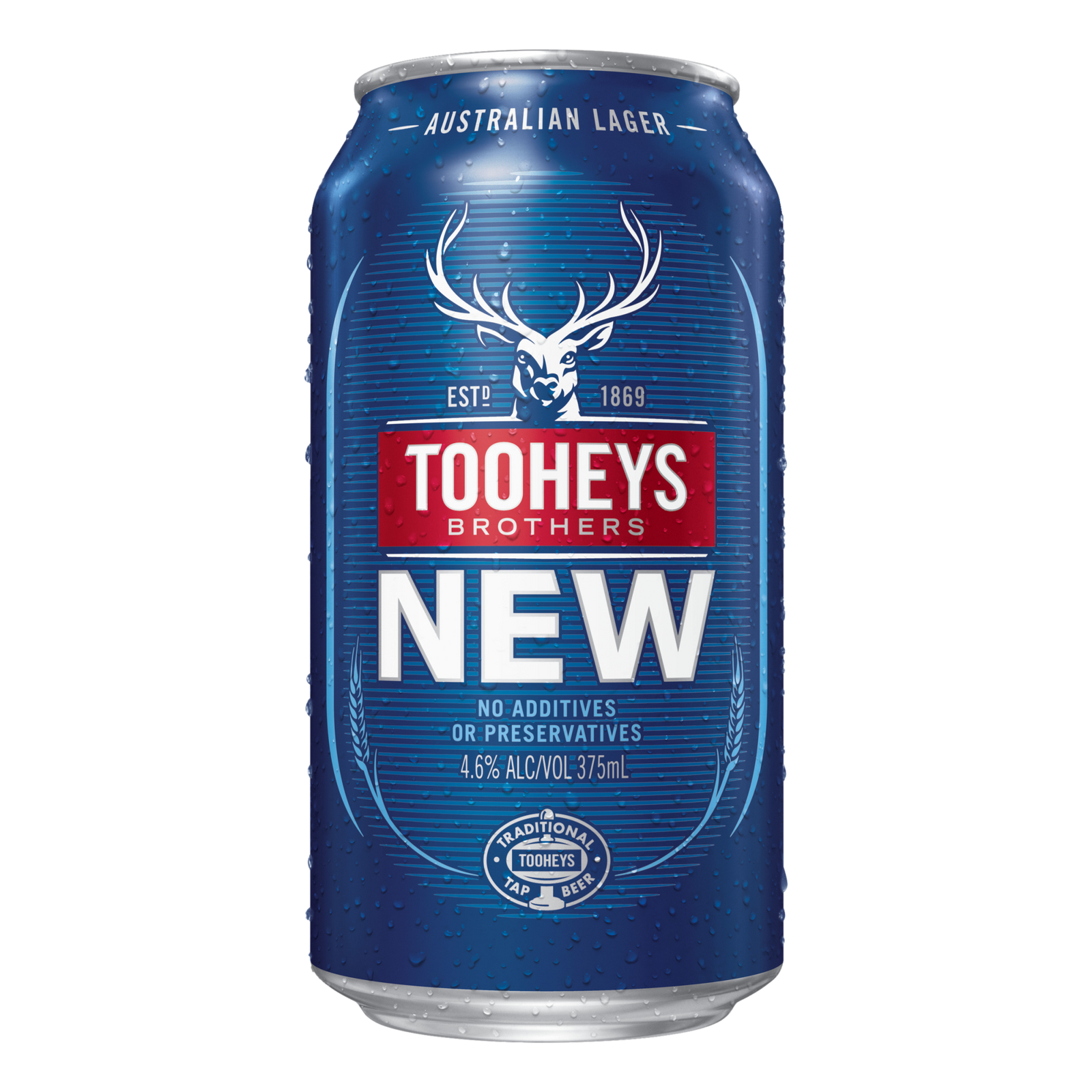 Tooheys New Lager 375ml Can Single