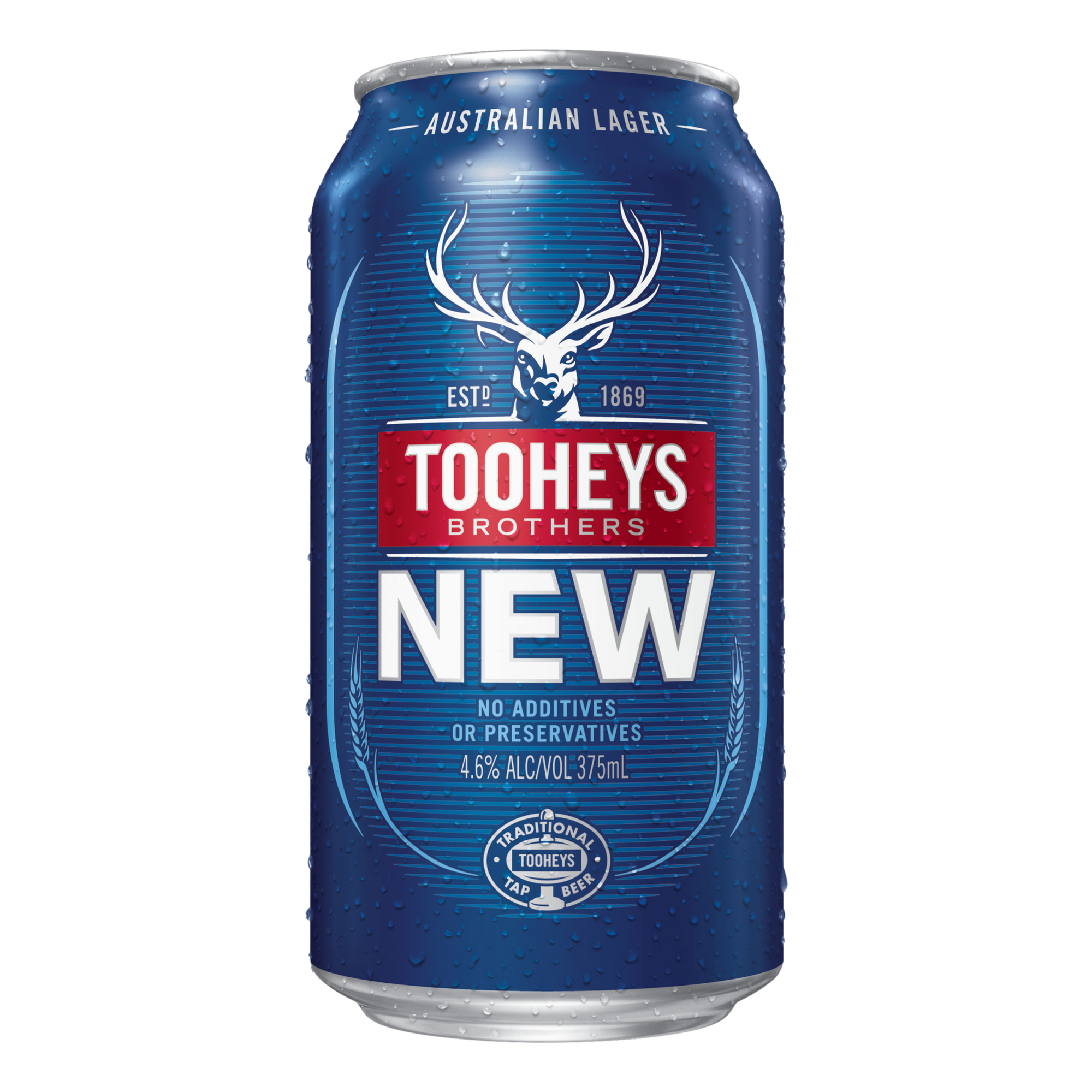 Tooheys New Lager 375ml Can Single