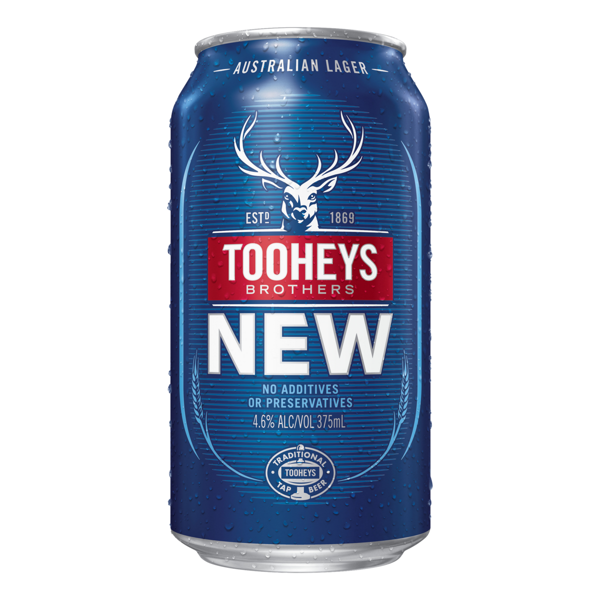 Tooheys New Lager 375ml Can 6 Pack