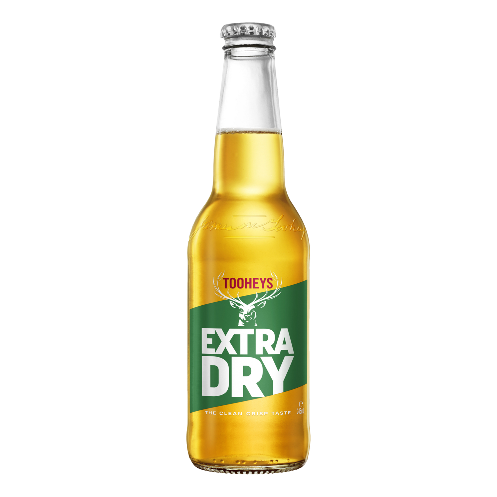 Tooheys Extra Dry Lager 345ml Bottle Single