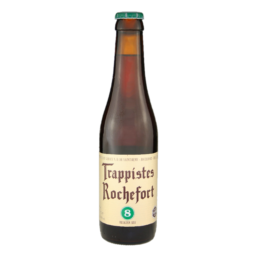 Rochefort Trappistes 8 Belgian Dark Ale 330ml Bottle 4 Pack