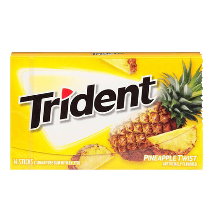 Trident Pineapple Twist Gum 14 Pack