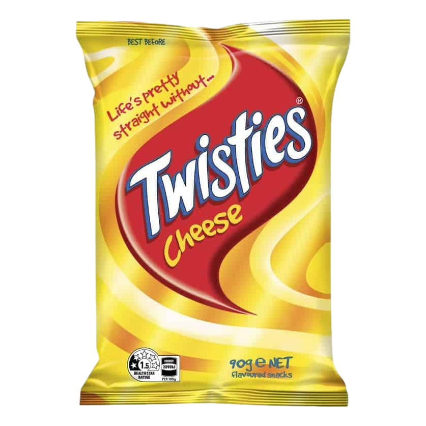 Twisties Cheese Snacks 90g