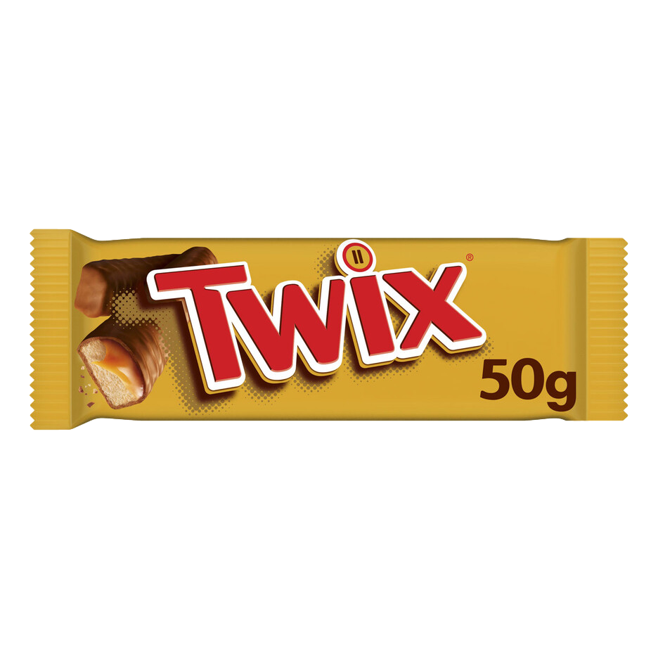 Twix Milk Chocolate Bar 50g